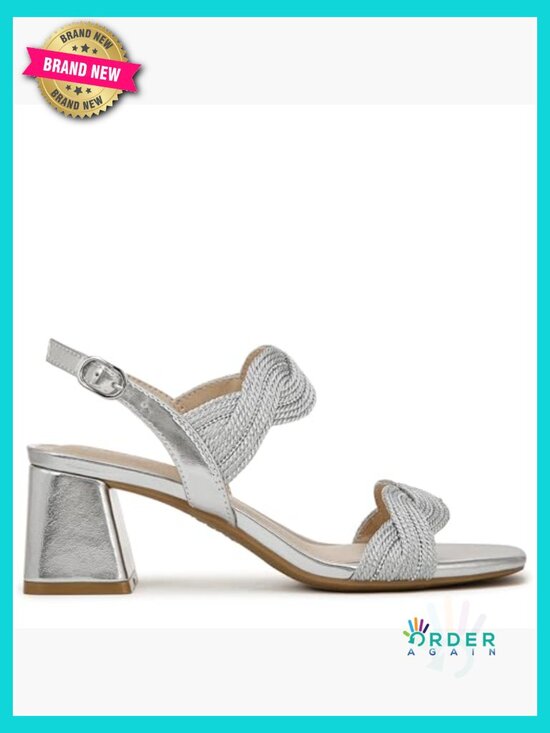 Njoeus Women Heeled Sandals Platform Slingback Block Heel Comfort Casual Open Toe
